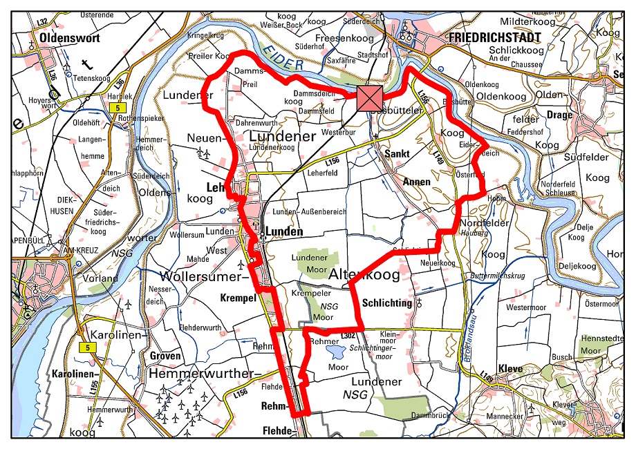 Einzugsgebiet St Annen